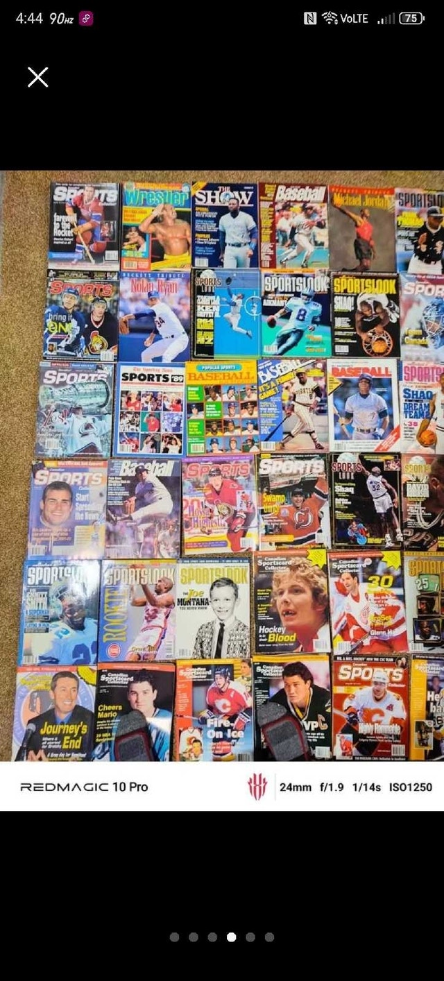 Vintage 80's - 90's Sports Magazine Lot x65 - photo 4