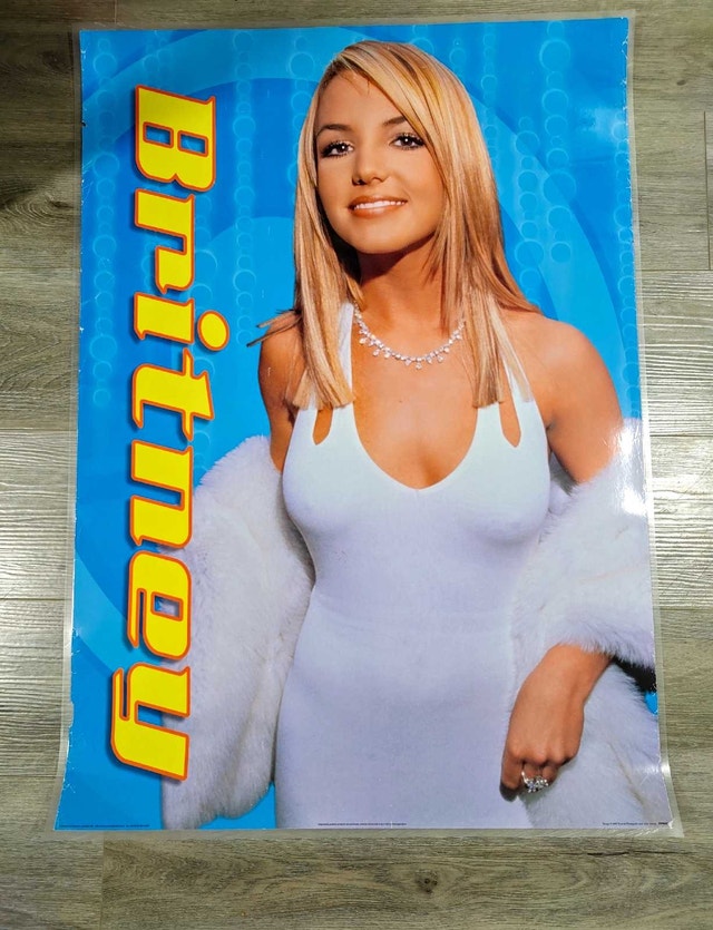 Vintage Rare 2000 Britney Spears Poster