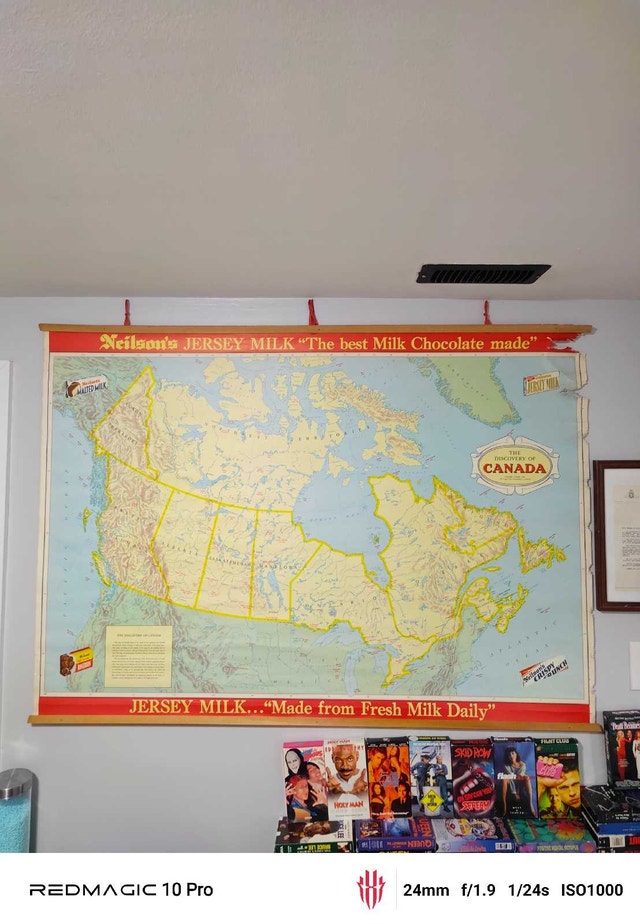 Vintage 1961 Teachers Neilsons Chocolate Map