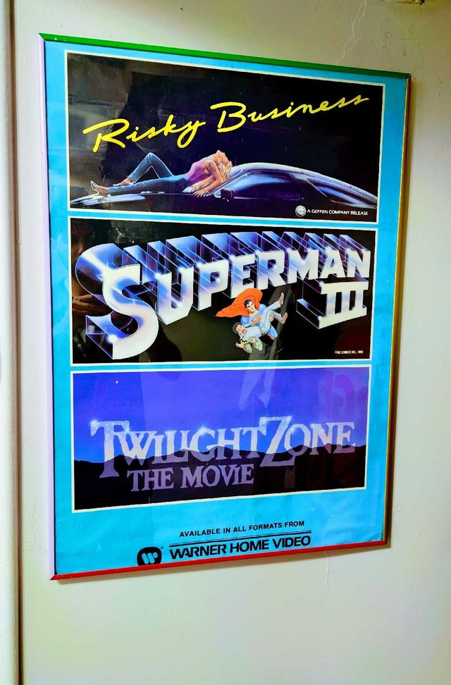 Vintage 1983 Blockbuster Movie Promo Poster