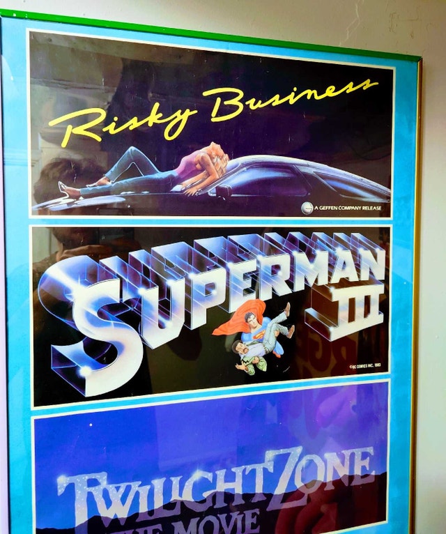 Vintage 1983 Blockbuster Movie Promo Poster - photo 2