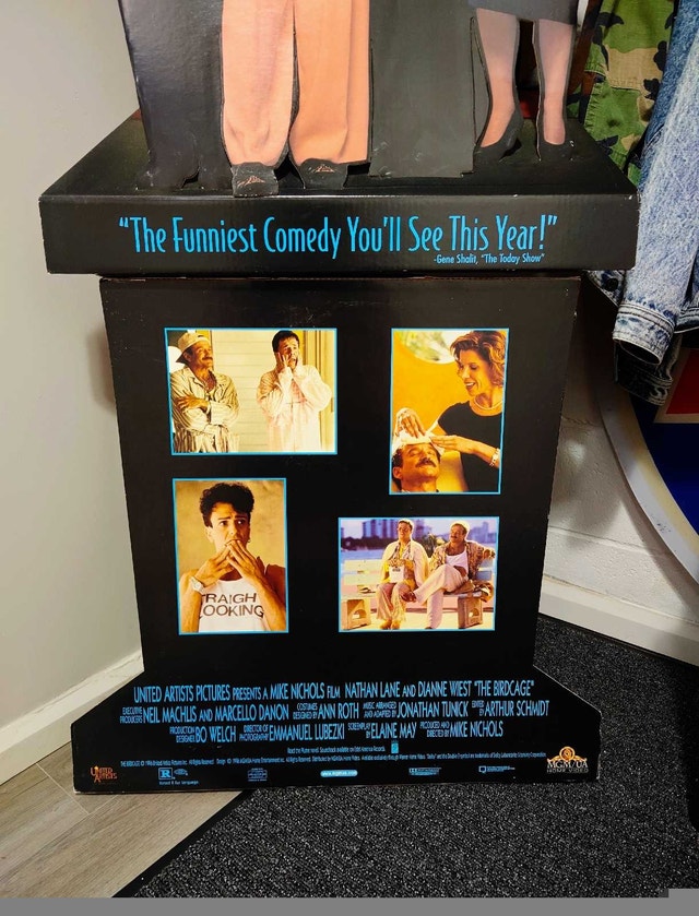 1996 Birdcage Blockbuster Video Store Standee - photo 3