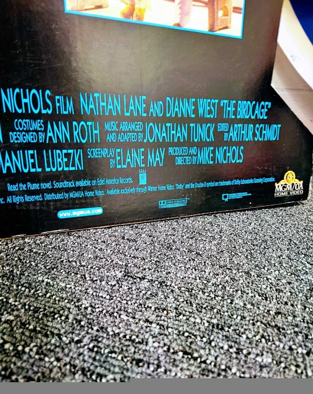 1996 Birdcage Blockbuster Video Store Standee - photo 5