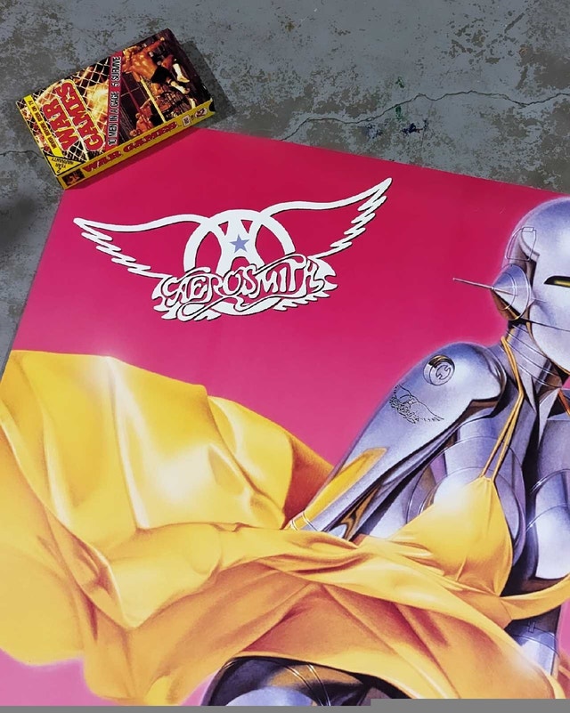 Vintage 2001 Just Push Play Aerosmith Promo Posters x3 - photo 3