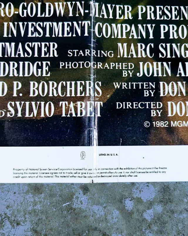 Vintage Beastmaster Theater Box Poster 1982 - photo 2