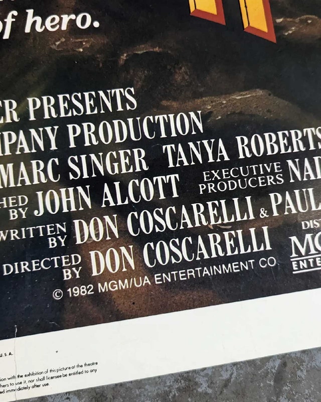 Vintage Beastmaster Theater Box Poster 1982 - photo 3
