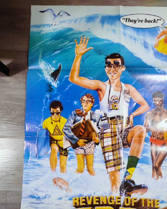 Vintage Revenge Of The Nerds 2 Theater Promo Poster - photo 3