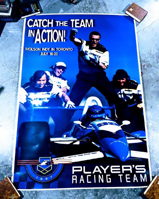 Vintage 1997 Molson Indy Toronto Promo Poster