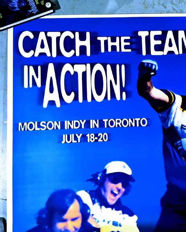 Vintage 1997 Molson Indy Toronto Promo Poster - photo 4