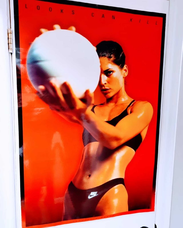 Vintage Rare 1993 Nike Gabrielle Reece Volleyball Promo Poster