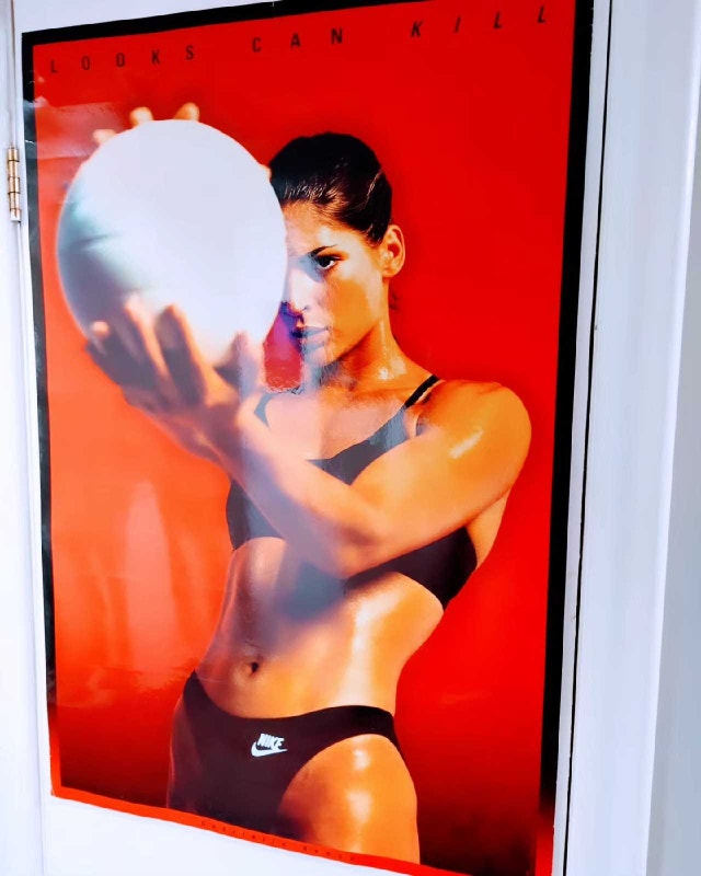 Vintage Rare 1993 Nike Gabrielle Reece Volleyball Promo Poster - photo 2