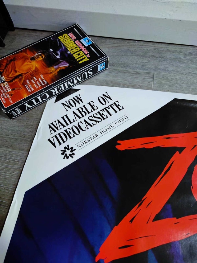 Vintage 1987 Zombie High Original Video Store Promo Poster - photo 2