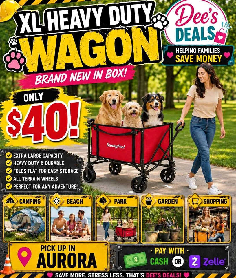 XL Heavy Duty Wagon BRAND NEW IN BOX ONLY $40