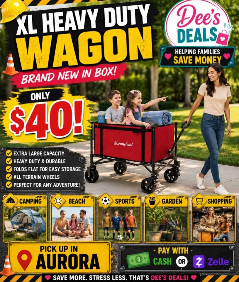 XL Heavy Duty Wagon BRAND NEW IN BOX ONLY $40 - photo 2