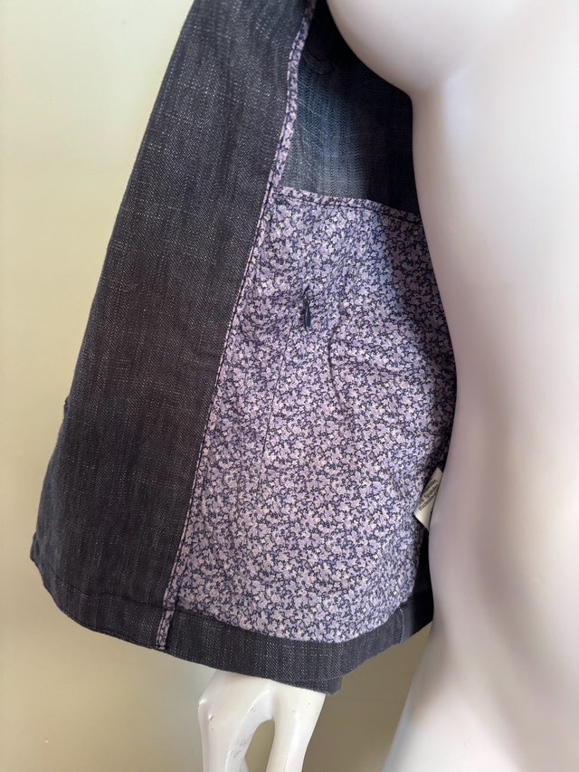 VTG Tilley Tailored Denim Jacket - Size 10 - Made in Canada - photo 5