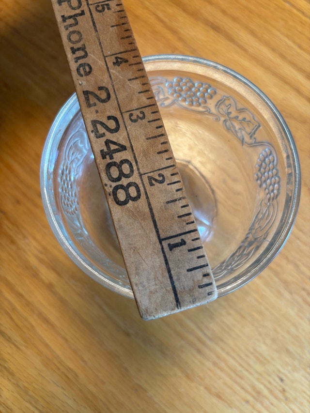 vintage clear glass pedestal sherbet dessert dish - photo 4