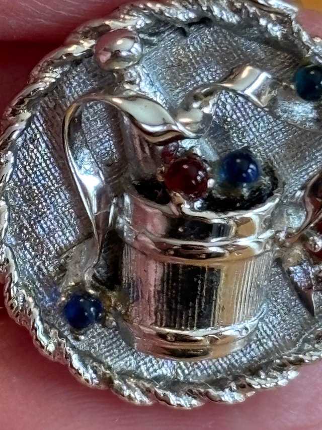 Charm Sterling Silver Celebration wine bucket - photo 5