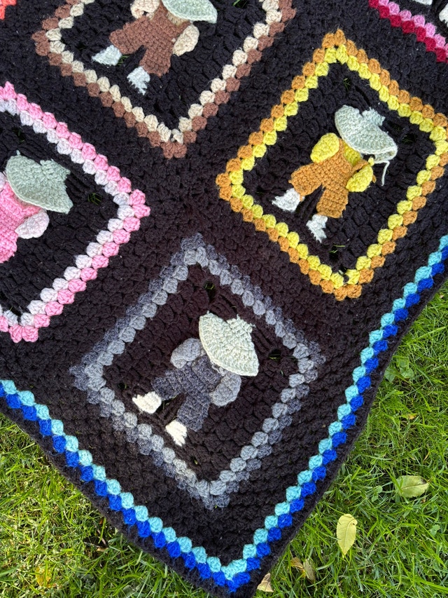 Overall Sam Hand-Crochet Afghan - photo 2