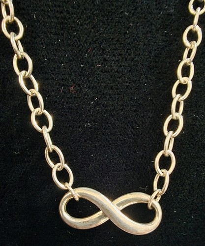 Tiffany & Co Infinity Vintage 18.25" Sterling Silver Necklace - photo 2