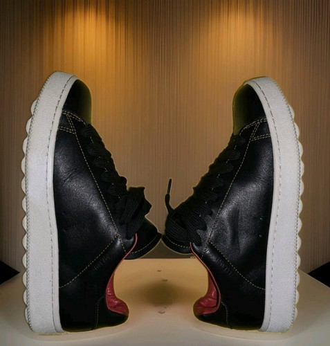 Coach Mickey Mouse Low Top Lace-Up Sneakers Black/Red/White - photo 3