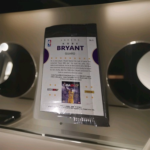 KOBE BRYANT NBA 2K17 SEALED PACK CARDS 1 AND 6!! - photo 2
