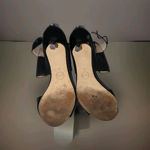 Michael Kors Open Toe Booties Black Size 9M - photo 5