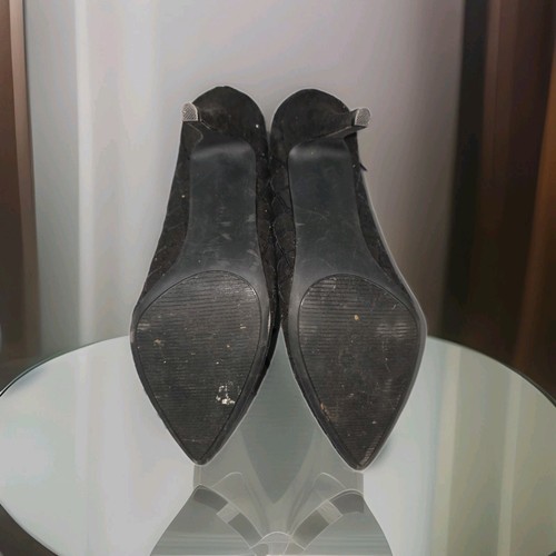 NEW Kelly & Katie Shoes Pumps Black Sequin 9 - photo 3