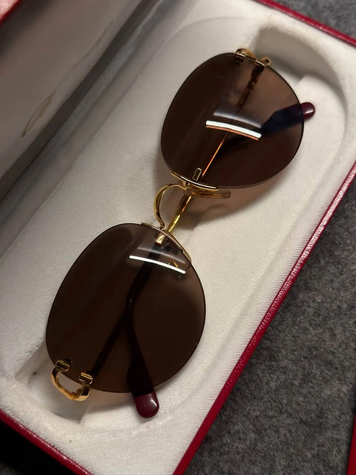 Genuine Cartier Vintage Sunglasses - Excellent Condition - photo 2