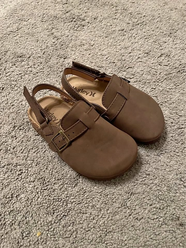 Hurley Kids leather beach sandals