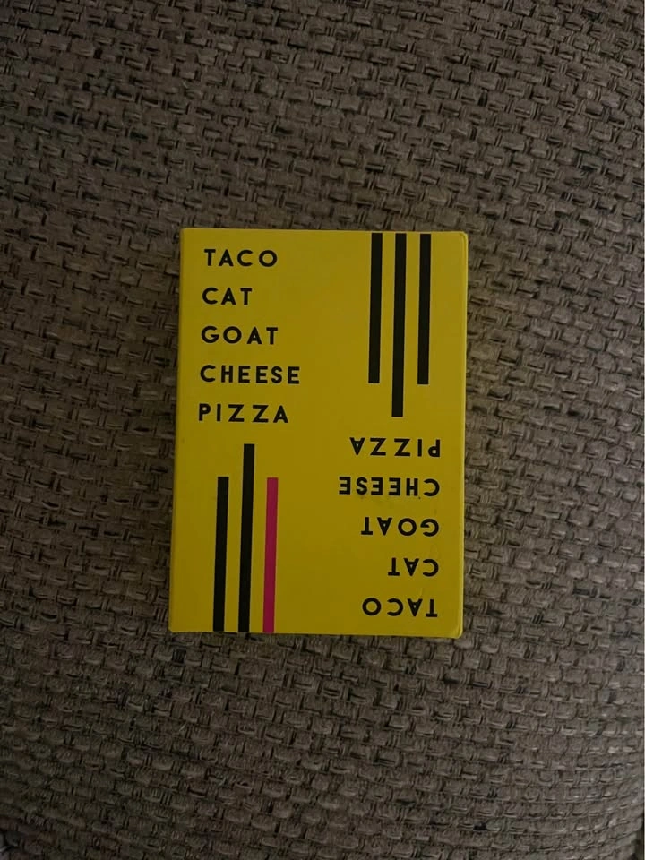 Taco Cat Goat Cheese Pizza card game