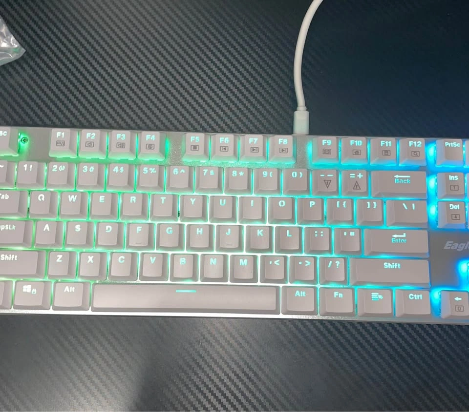 White EagleTec Keyboard - photo 5