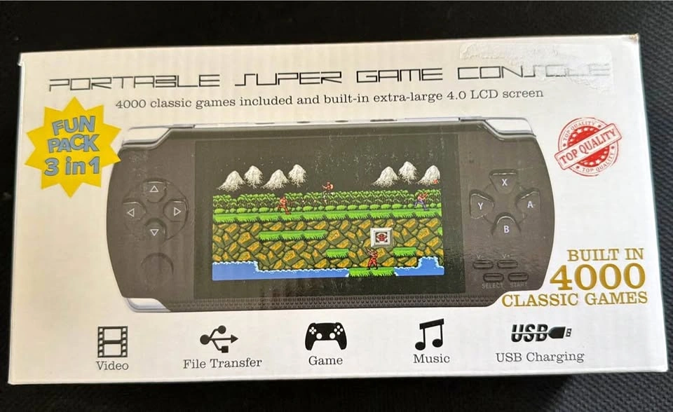 Portable Super Game Console PSP-like with 4000 games