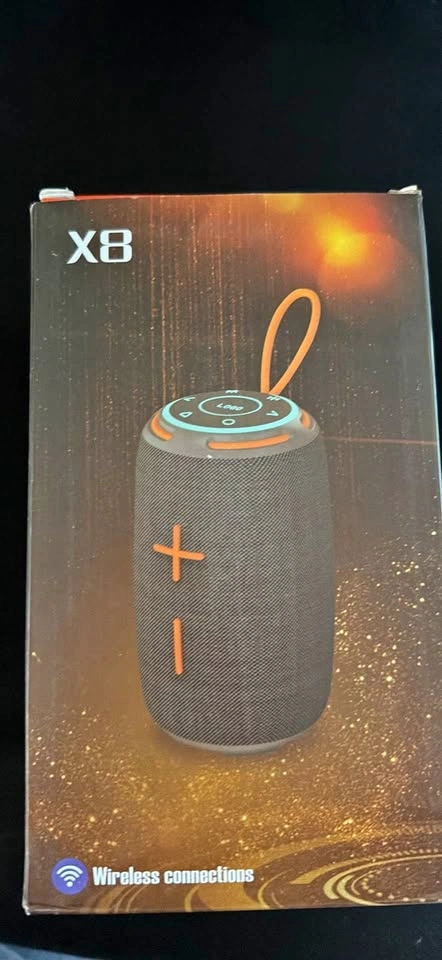 Black X8 Wireless Bluetooth Can Speaker
