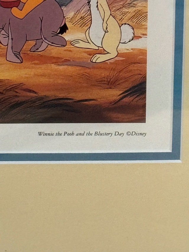 Disney Winnie the Pooh and the Blustery Day Framed Art - photo 3