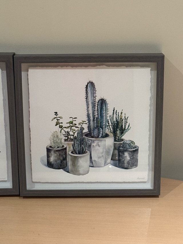 Marmont Hill Framed Botanical Succulent Art Prints - Set of 2 - photo 2