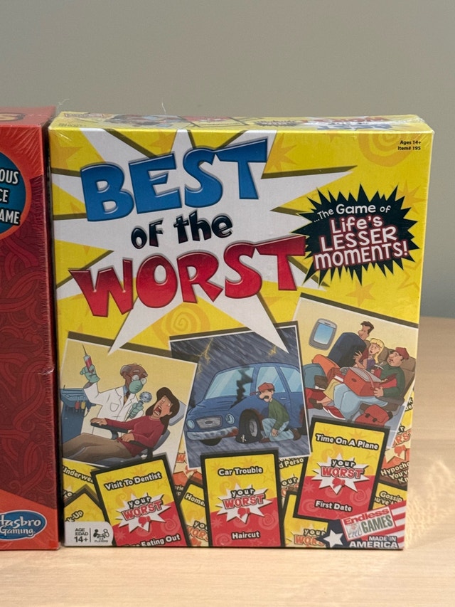 Hasbro Speak Out and Endless Games Best of the Worst - photo 2