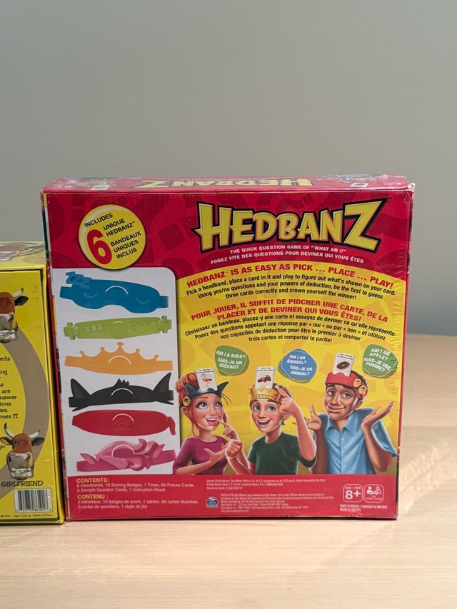Spin Master Hedbanz and Bull Roar Board Games - photo 5