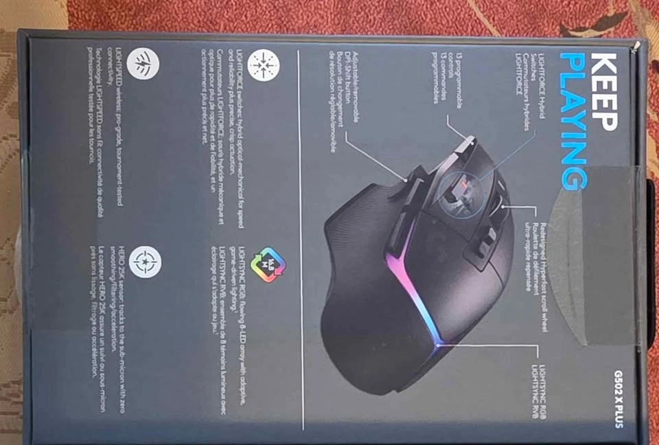 Logitech G502X Plus Gaming Mouse - photo 2