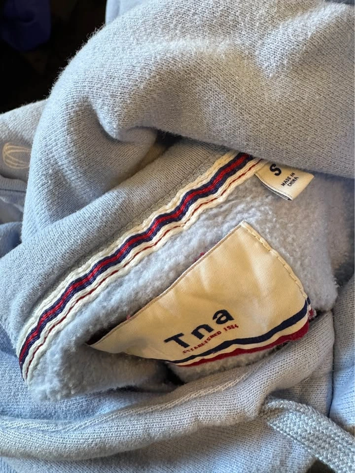 Tna Light Blue Hoodie Size Small - photo 4