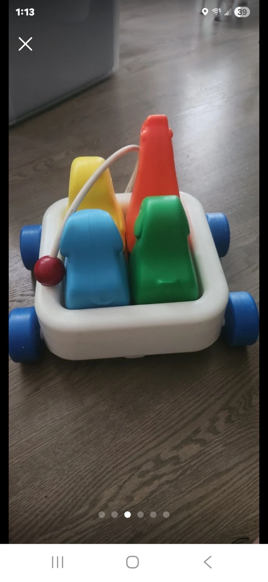 Vtg Little Tikes Rolling Safari pull along wagon - photo 3