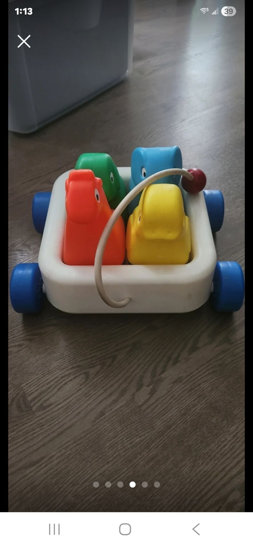 Vtg Little Tikes Rolling Safari pull along wagon - photo 4