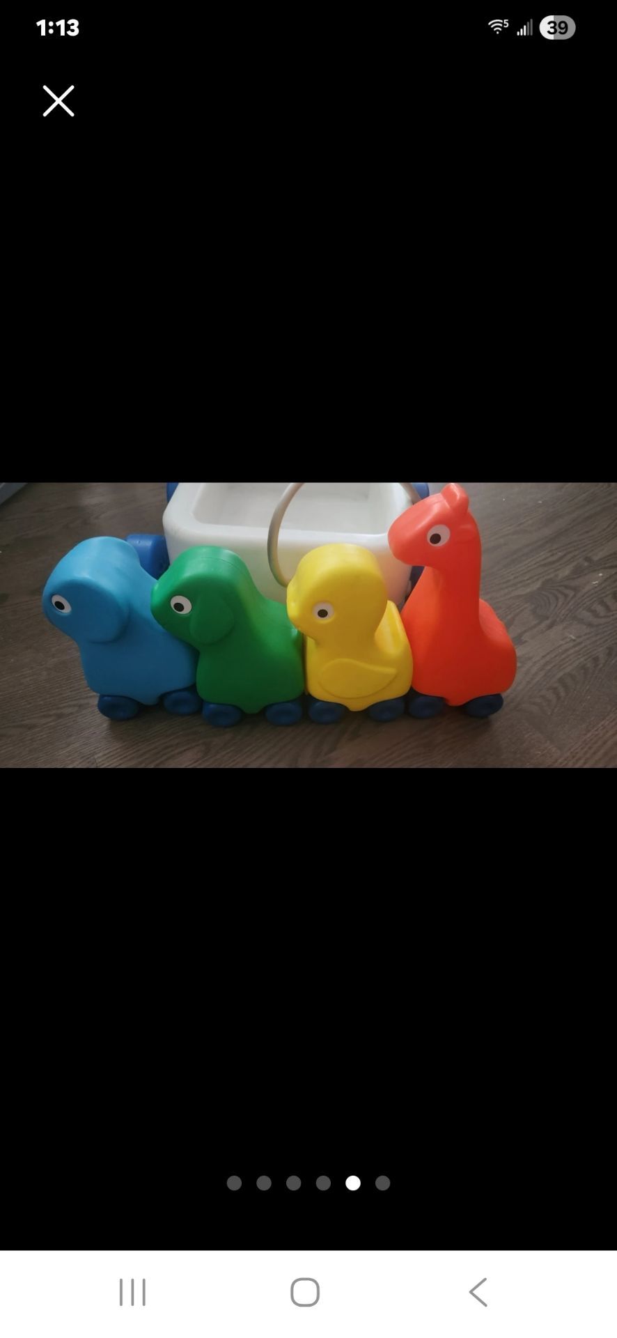 Vtg Little Tikes Rolling Safari pull along wagon - photo 5