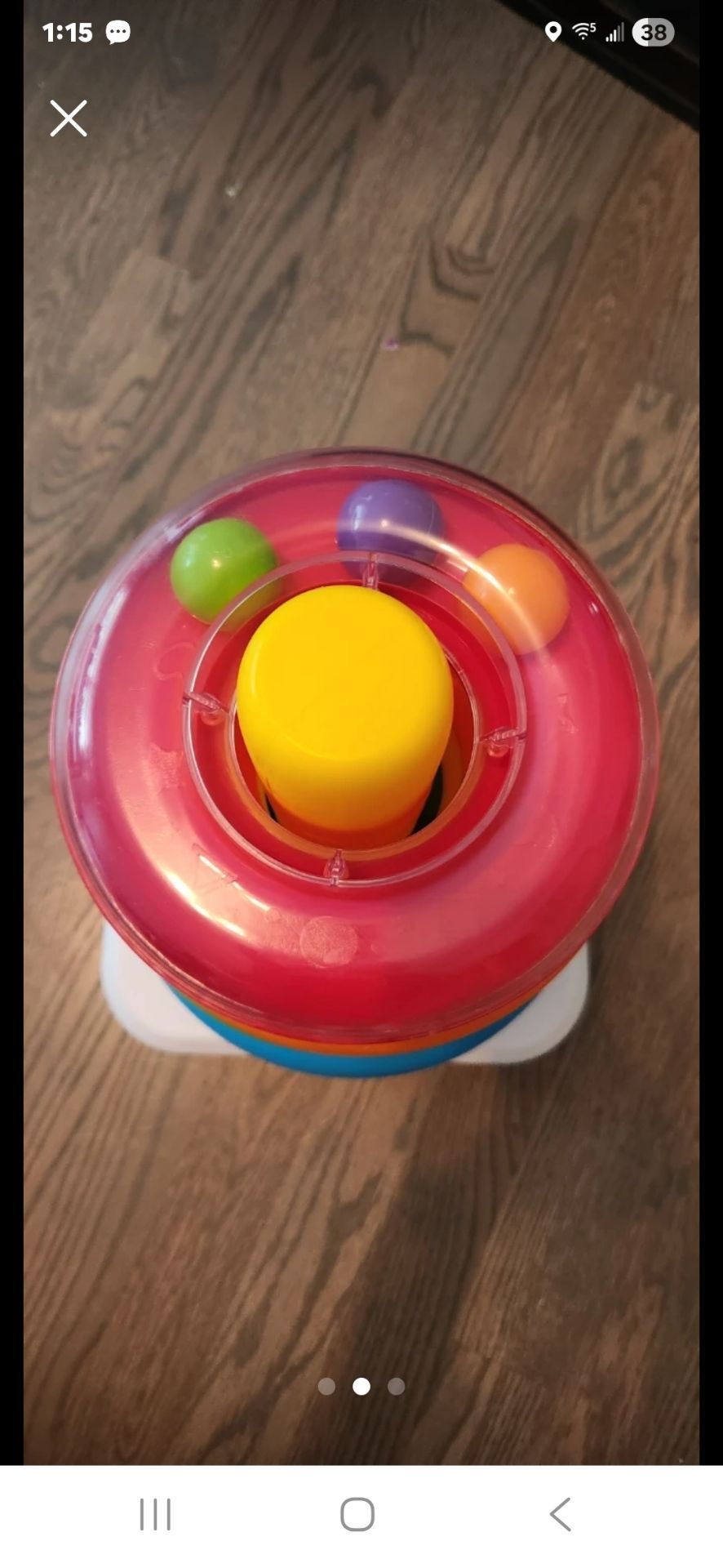 Fisher Price Giant Rocking Wobble Stacking Rings Tower - photo 2