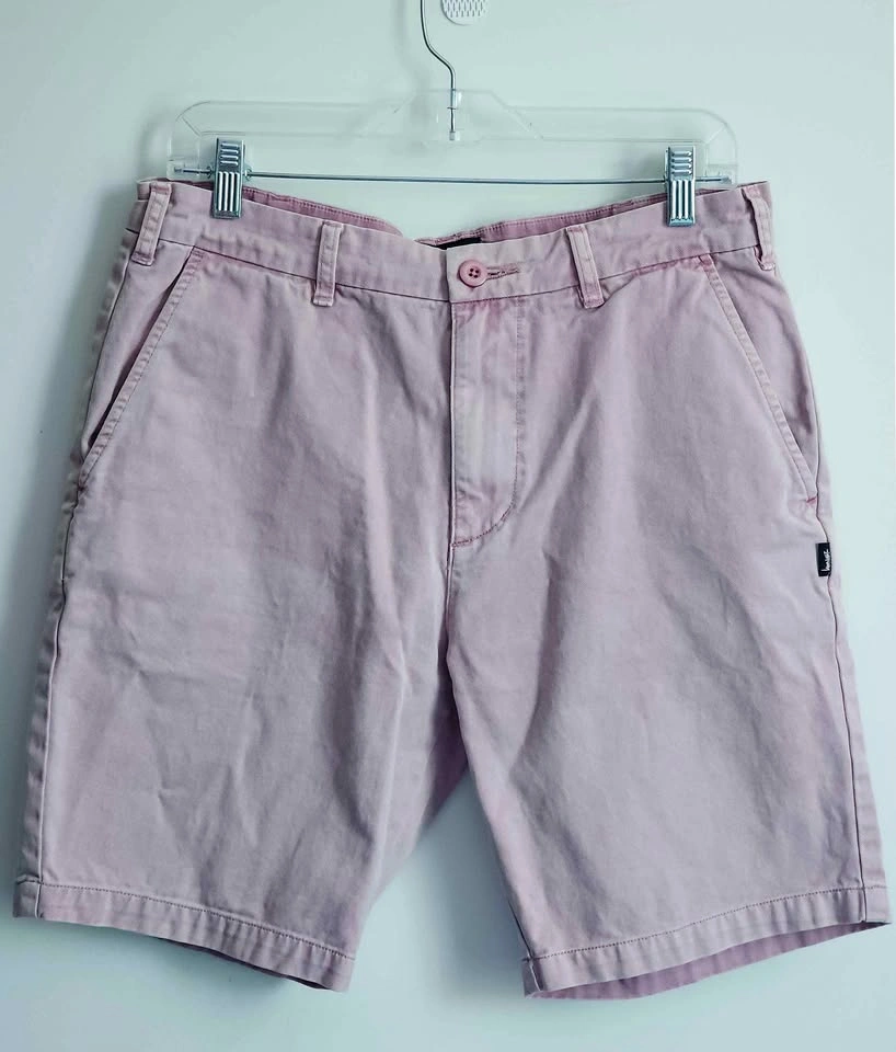 Stüssy Twill Chino Shorts - Dusty Pink (Size 30) - Authentic