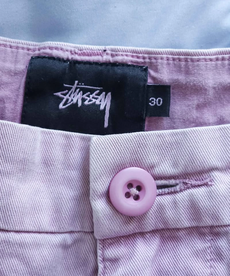Stüssy Twill Chino Shorts - Dusty Pink (Size 30) - Authentic - photo 4