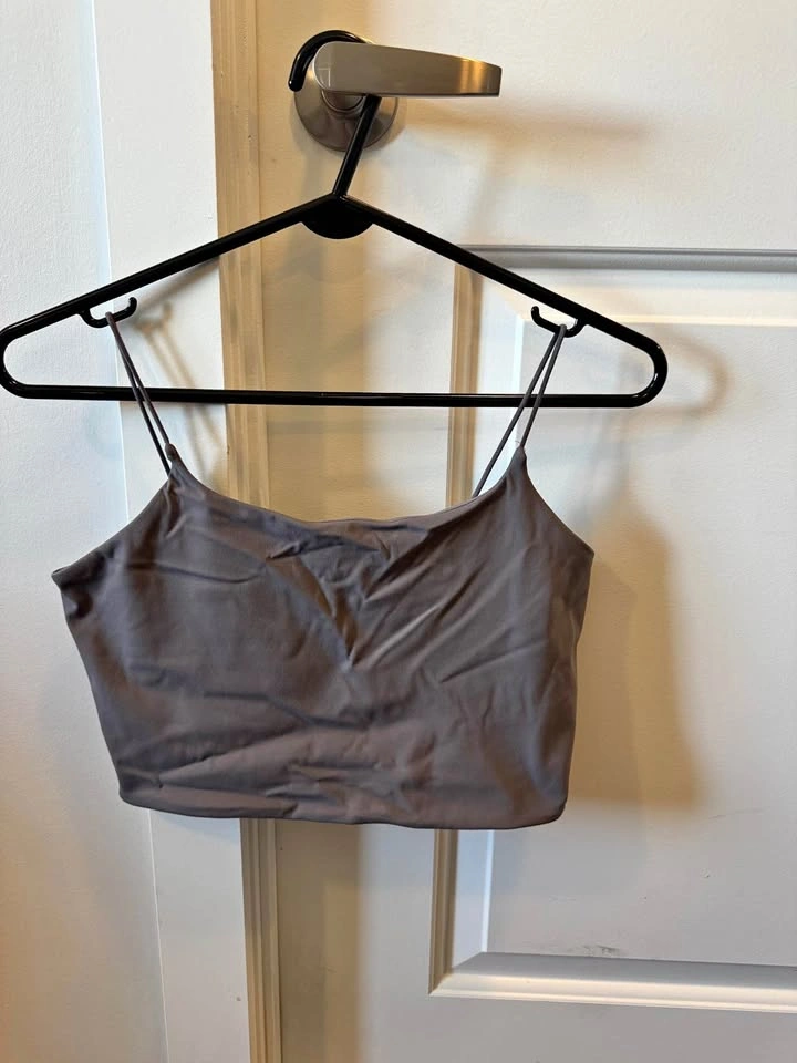 Womens Garage Cropped Cami Top Grey Size Medium