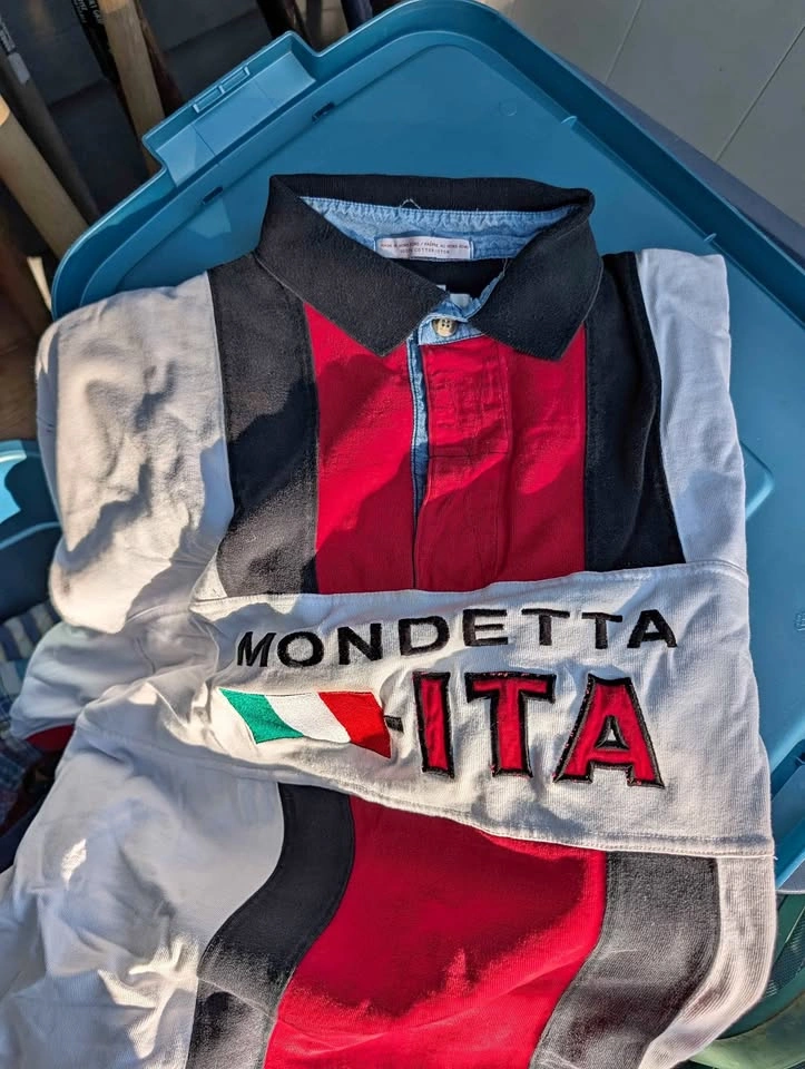 Vintage Mondetta Italy Rugby Shirt XL