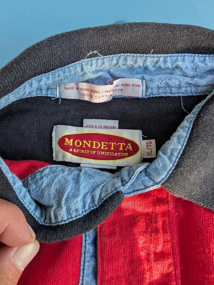Vintage Mondetta Italy Rugby Shirt XL - photo 2