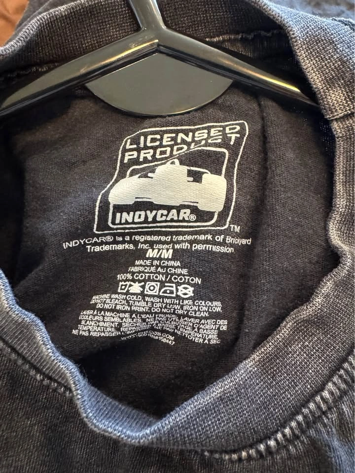 indy race car vintage style graphic tee medium - photo 3