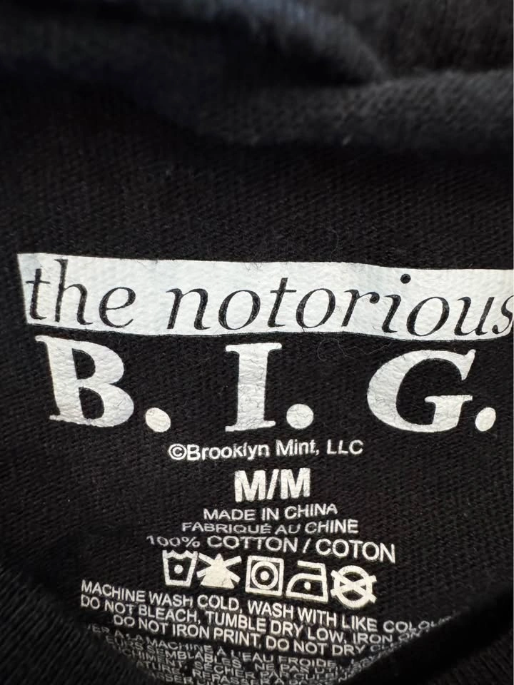 The Notorious B.I.G. Biggie Smalls Graphic Tee Size Medium - photo 3